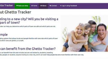 Ghetto Tracker App Ad